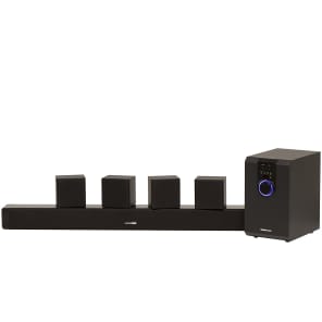 Sharper Image 5.1 Home Theater System With Subwoofer Sound Bar