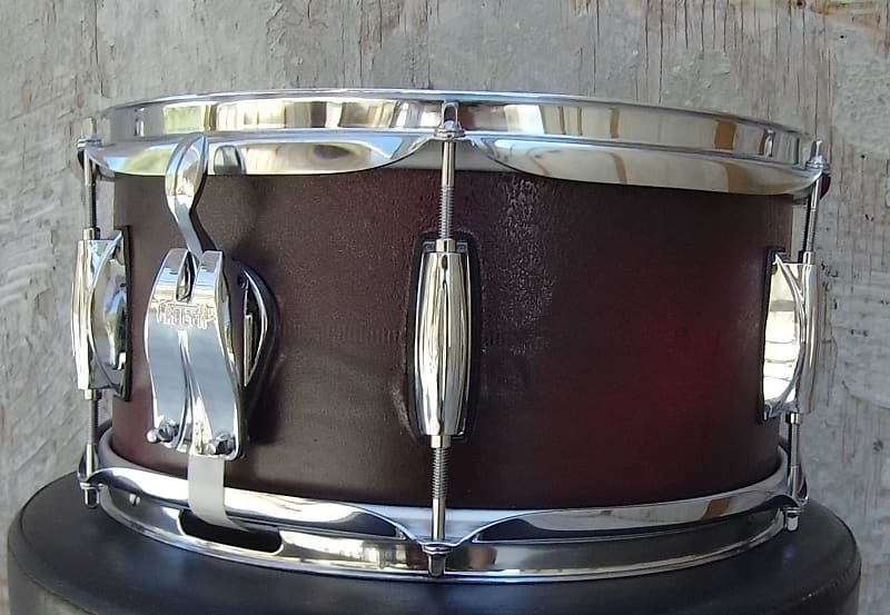 GRETSCH - BROOKLYN Steel Snare Drum - 12 x 6 - one of a kind custom image 1