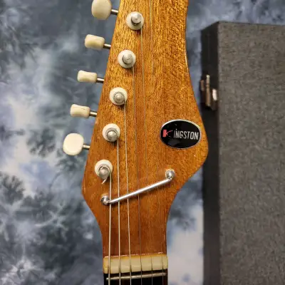 1964 Kingston by Kawai Model S1T Guitar Pro Setup Original Hard Shell Case image 6