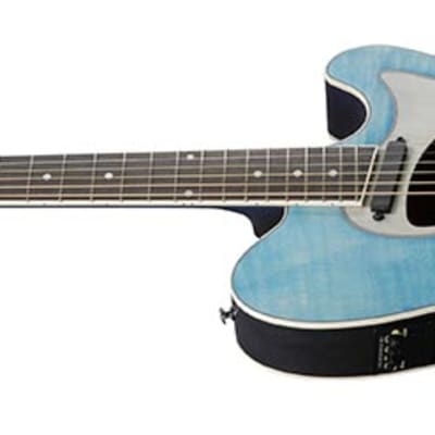 Mint Ibanez TCM50FM-ODB Talman Acoustic Electric - Open Pore Denim Blue image 2
