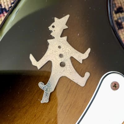 Do Good and Get This Unique DeMarino S-style Custom Guitar w/Playful Metal  Figures & Inlays image 9