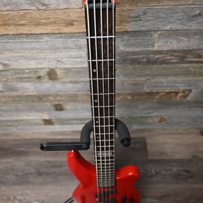 (11293) Charvel Eliminator V Red 5 String Bass Guitar image 2