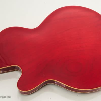 Italia Torino Bass Red Metal Flake, Semi-Hollow, made in Korea image 6