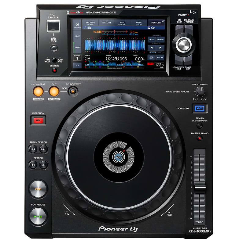 Pioneer XDJ-1000MK2 Digital Performance DJ Multi-Player | Reverb