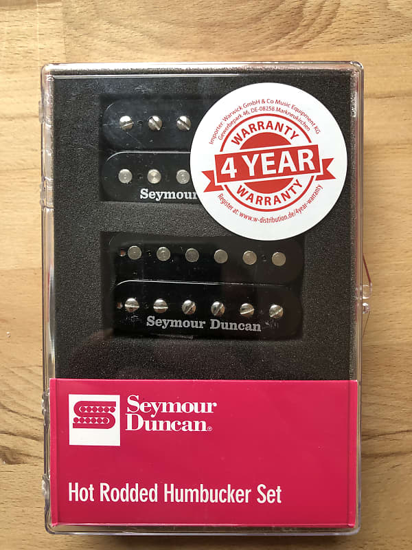 Seymour Duncan Hot Rodded Humbucker Set Black | Reverb