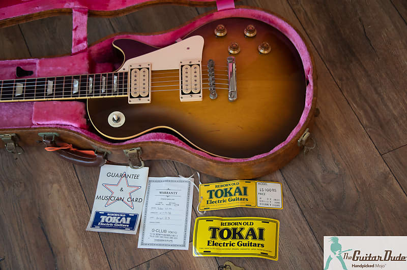 Vintage 1980 Tokai Reborn Old LS-100 - '58 Brown Sunburst