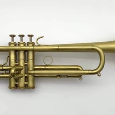 Lawler C7 Large Bore Bb Trumpet Scratch Lacquer | Reverb