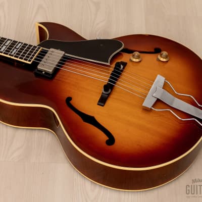 1970s T. and Joodee JP-100 Vintage Archtop L-4C-Style Shiroh Tsuji w/ Dimarzio PAF, Japan image 12