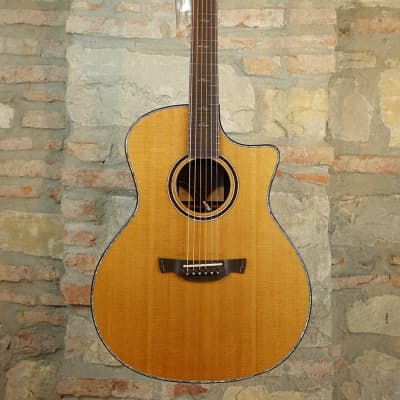 CRAFTER LX G-2000ce - Grand Auditorium Cutaway Solid Rosewood Amplificata DS2 - Natural for sale