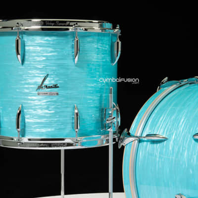 Sonor Vintage Series 3pc 12/14/20 - California Blue with Mount image 5