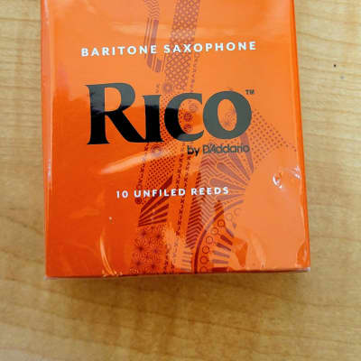 D'Addario RLA1020 - Rico Baritone Saxophone Reeds - 2.0 (10-pack) image 1