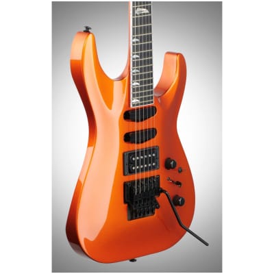 Kramer SM-1 Electric Guitar, with Black Floyd Rose, Orange Crush image 4