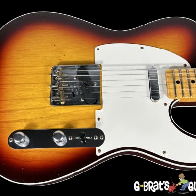 2023 Fender Telecaster Custom 50s Twisted Tele Custom Shop Limited Edition Journeyman ~ Chocolate 3-Color Sunburst for sale