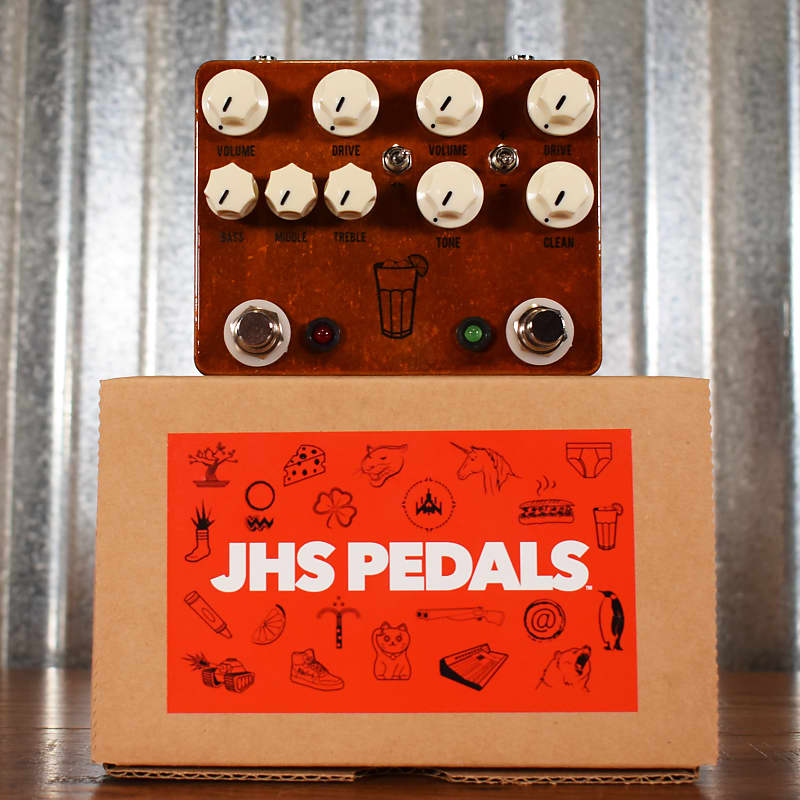 JHS Pedals Sweet Tea V3 Overdrive Distortion Guitar Effect Pedal image 1