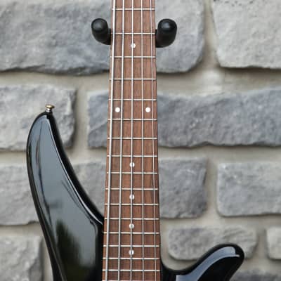 Yamaha RBX375 Electric Bass Guitar, 5 string Black image 4