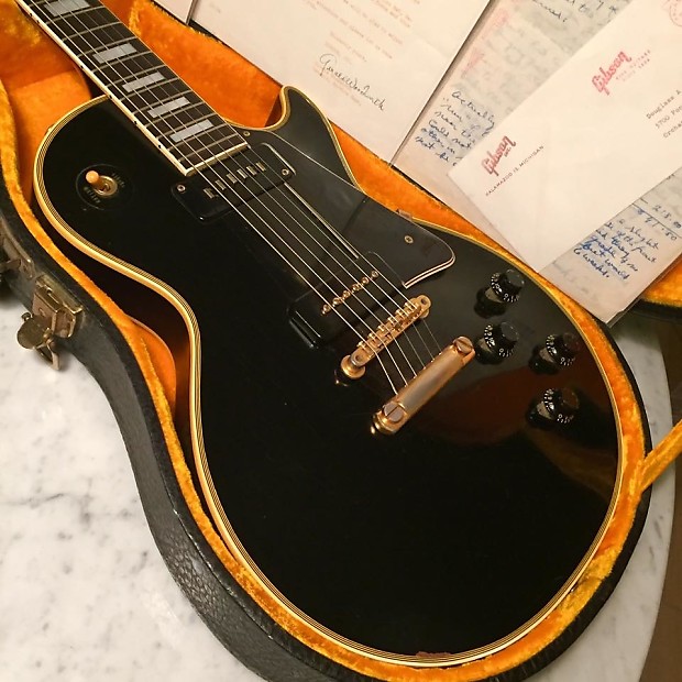 1956 Gibson Les Paul Custom Black Beauty 100% original w/ OHSC image 1