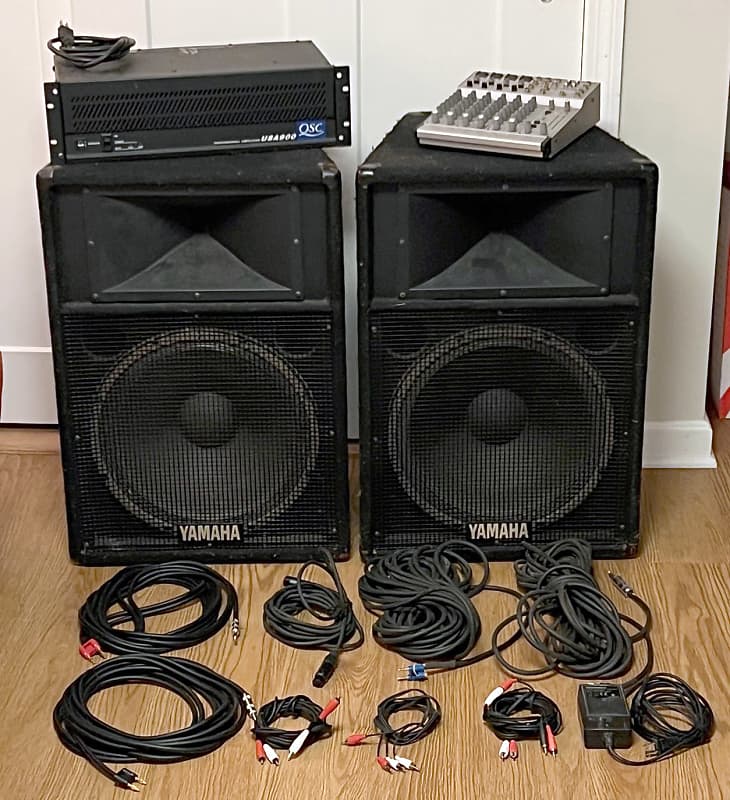 その他 YAMAHA S115IV Yamaha S115IV Speakers PAIR - 1000W Peak | eBay