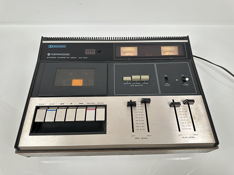 Kenwood Cassette Deck KX-700 Dolbyized Cassette Deck  			