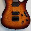 Ibanez S Series Standard S621QM Quilted Maple Top/Mahogany body Electric Guitar, Dragon Eye Burst