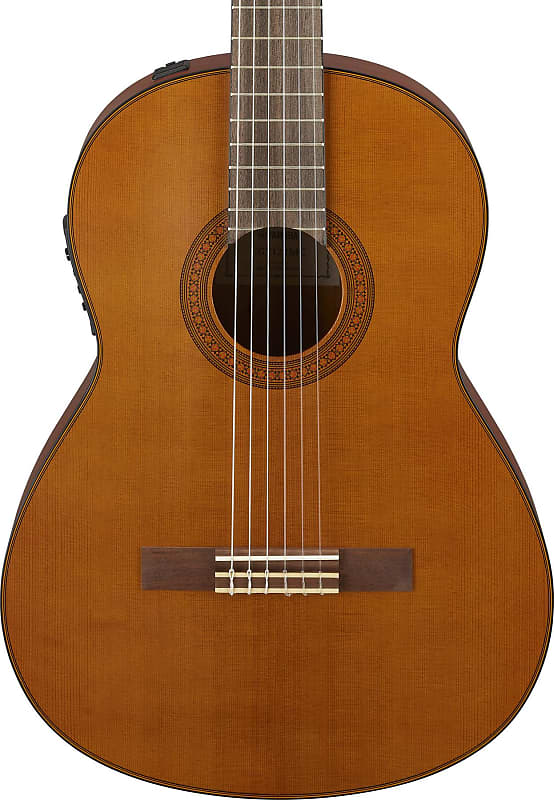 Yamaha CGX122MC Classical Acoustic-electric Guitar - Natural image 1