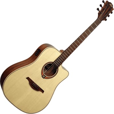 Lag - Tramontane 88 Dreadnought Cutaway Acoustic Electric! T88DCE image 3