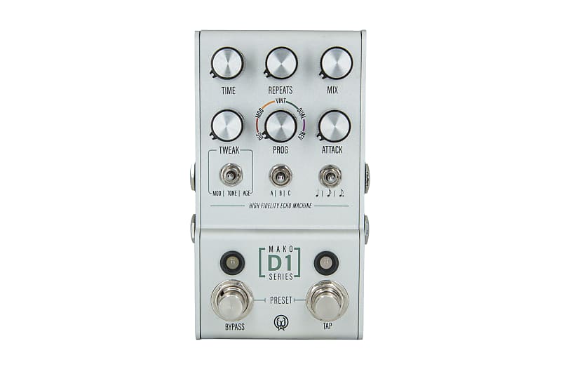 Walrus Audio MAKO Series D1 High-Fidelity Stereo Delay Effects Pedal