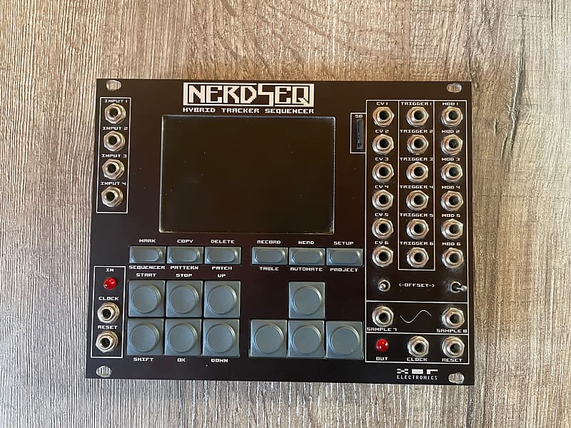 XOR Electronics NERDSEQ 2019 black Midi IO Expander Reverb