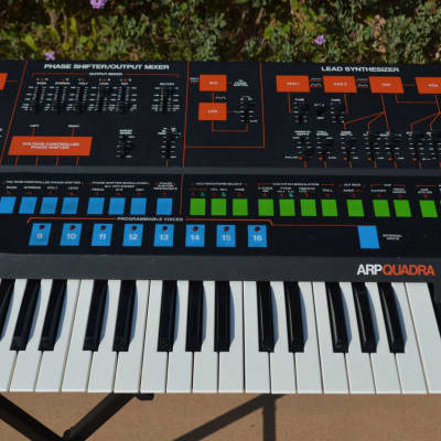Restored ARP Quadra Synthesizer Keyboard with new sliders! image 14