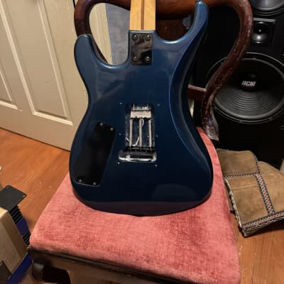 Kramer Striker 200st guitar 80s - Blue image 14