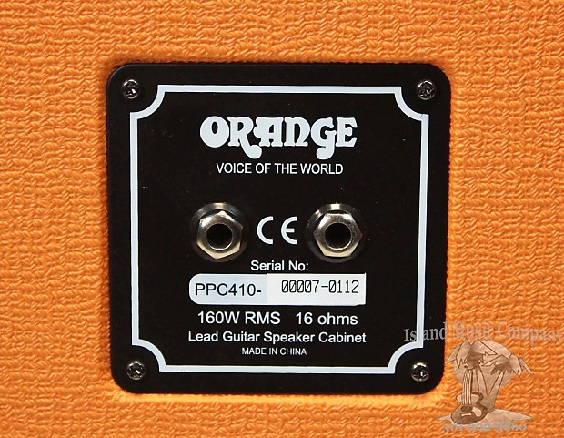 Orange 410 guitar cab 2025