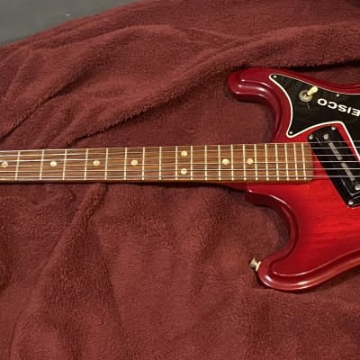 Teisco  V-2 Made in Japan 1968 - Red image 5