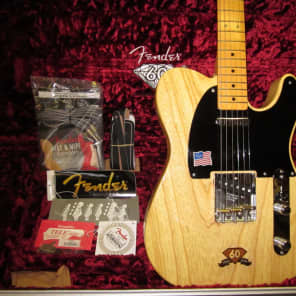 Fender Fender 60th Anniversary Telecaster American Diamond inlay #664 of 1000 Orig. Box 2006 Natural image 1
