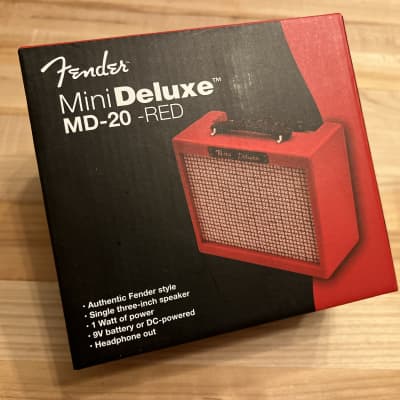 Fender MD20 Mini Deluxe Amplifier - Texas Red image 1