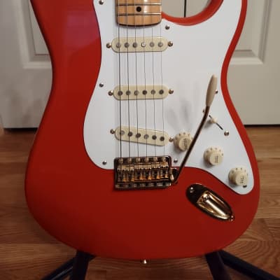 Fender Stratocaster - Fiesta Red with Gold Hardware image 1