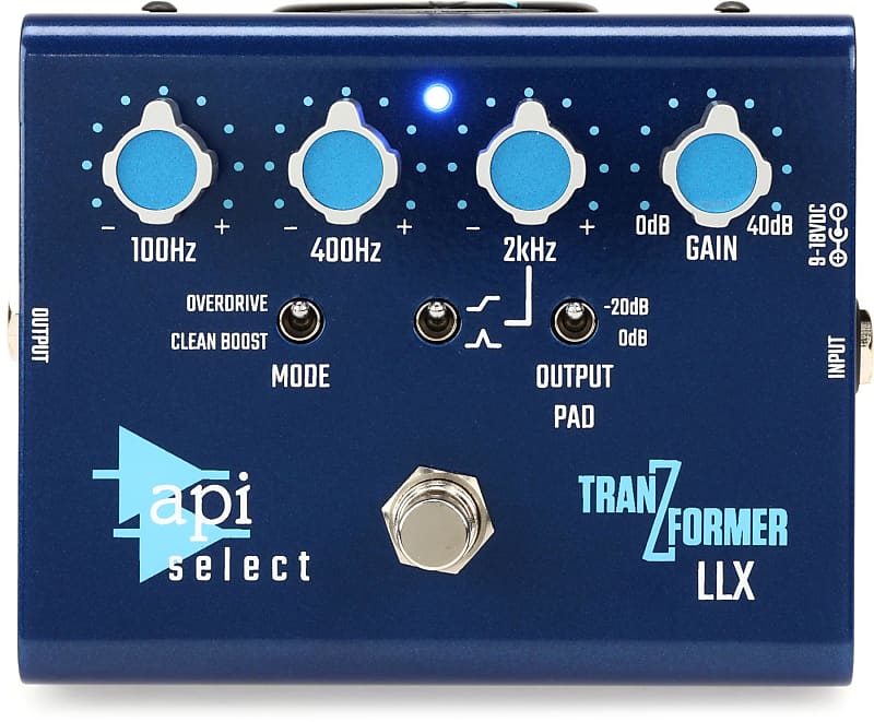 API TranZformer LLX Bass EQ/Boost Pedal with Overdrive image 1