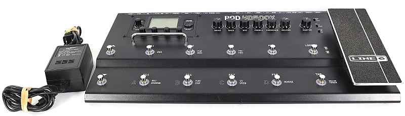 Line 6 POD HD500X V2.62 Electric Guitar Multi-Effects Processor Pedal w/  Looper
