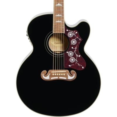 Epiphone J-200EC Studio Acoustic-Electric Guitar - Black for sale