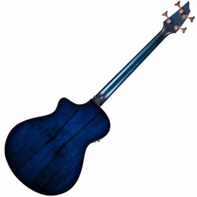 Breedlove Pursuit Exotic S Concert Twilight CE All Myrtlewood Limited Edition Acoustic Bass Guitar image 6