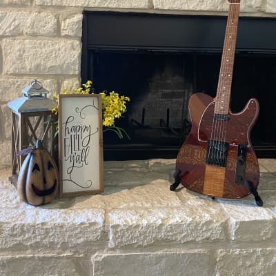 Kopp's Custom Guitars Telecaster  2018 Purple Heart, Paduke, Lacewood, Mahogany image 1