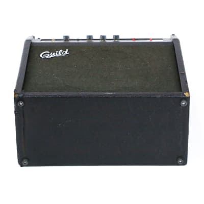 1965 Guild Thunder 1 Model T1-12 Black Vintage Electric Guitar Amplifier 12” Speaker Small Tube Combo Amp image 7