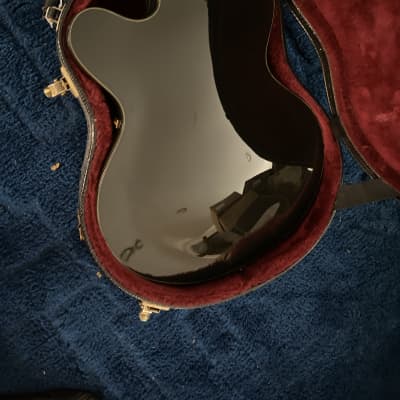 Triggs Round Midnight Thinline Archtop  Hollowbody Guitar - Rare -   Black image 7