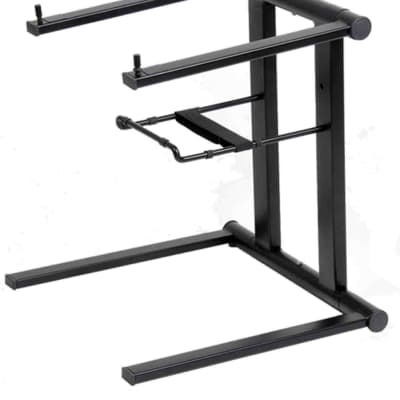 ProX T-LPS600B Foldable Portable Laptop Stand with Adjustable Shelf - Black image 1
