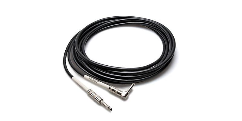Hosa GTR-225R Straight to Right Angle Guitar Cable - 25ft image 1