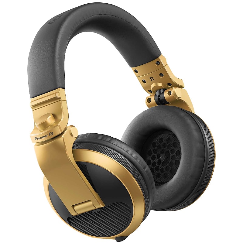 Pioneer DJ HDJ-X5BT Bluetooth Over-Ear DJ Producer Studio Headphones Gold w  Case