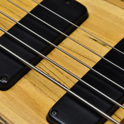 Chris Larkin Reacter 5B Fretless Spalted Maple image 7