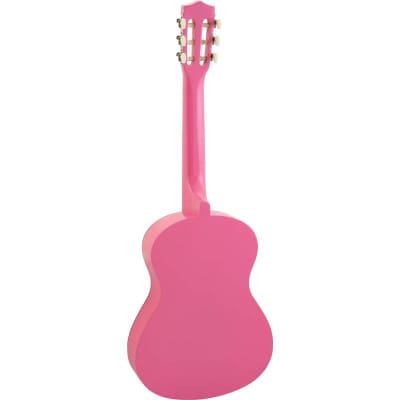Tiger CLG6 Classical Guitar Starter Pack, 1/2 Size, Pink image 5