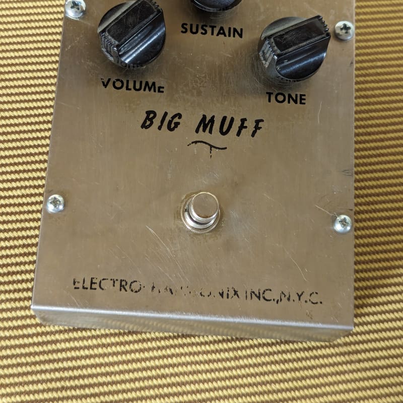 Vintage 70's Elk Super Fuzz Big Muff Mag Sustainar Set - Early