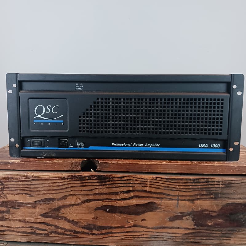 QSC USA 1300 Power Amplifier | Reverb