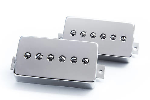 Bare Knuckle Pickups 6 String HSP-90 MISSISSIPPI QUEEN HUMBUCKER-SIZED Calibrated Set Nickel image 1