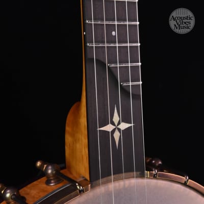 Ome Minstrel Model 12" head, Five String Open Back Banjo -Curly Maple image 7